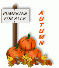 autumn and pumpkins clip art