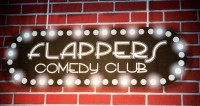Flappers Comedy Club in Burbank sign