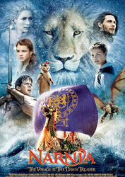 Movie poster for "The Chronicle of Narnia: The Voyae of the Dawn Treader"