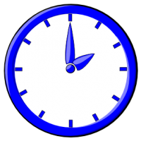 graphic of clock set at 2 a.m.