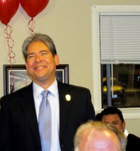 IMG_0798 Photo: FLLewis/Media City G -- A smiling Bob Frutos says thank you to his supporters for his city council campaign at Caminiti's Restaurant on West Burbank Boulevard in Burbank April 14, 2011