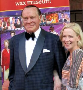 Photo: FLLewis/Media City G -- This woman seemed thrilled to get her photo taken with the wax figure of Bob Hope at the Party of the Century in Burbank July 8, 2011