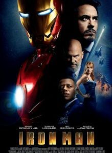 Movie poster for "Iron Man" from 2008