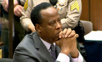 Photo: Pool/Los Angeles Times -- A grim faced Dr. Conrad Murray is sentenced in a Downtown Los Angeles courtroom November 29, 2011