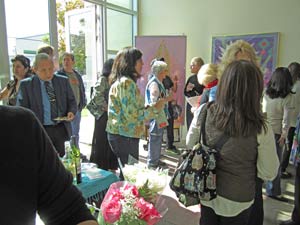 Photo: FLLewis/Media City G -- Reception for artist Alice Asmar at the Geo Gallery in Glendale March 11, 2012