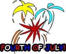 colorful 4th of July clip art 