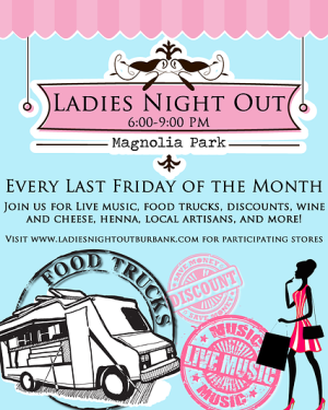 "Ladies Night Out" promotion poster