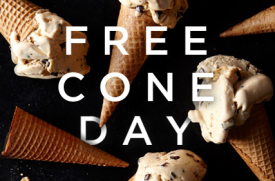 Free cone day Haagen-Dazs