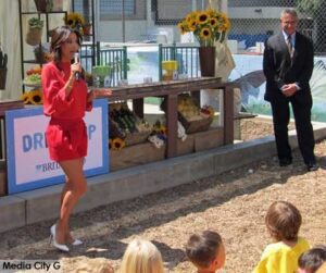 Photo: FLLewis/Media City G- Actress Eva Longoria gives Burbank "Y" kids a pep talk about the benefits of water June 11, 2014