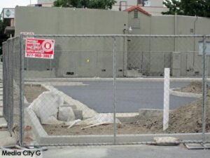 Photo: FLLewis/Media City G -- Work continues on new public parking lot on Magnolia Boulevard between Maple and Kenwood Streets in Burbank July 14, 2014