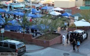 Photo: Greg Reyna/ Freelancer/Media City G -- National Night Out celebration held in the back parking lot of Burbank Police Headquarters at 200 North Third Street August 5, 2014