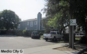 Photo: FLLewis/Media City G -- Lima Street parking lot behind Simply Coffee 940 North Lima Street Burbank August 2, 2014