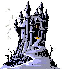 animated Halloween castle