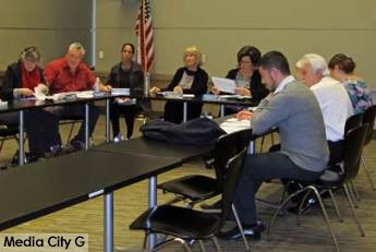 Photo: FLLewis / Media City G -- Traffic Commission meeting on December 18, 2014
