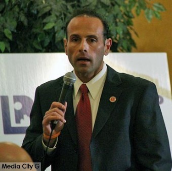Photo: Greg Reyna / Freelancer / Media City G -- City Council candidate Chris Rizzotti during forum at Woodbury University in Burbank January 28, 2015