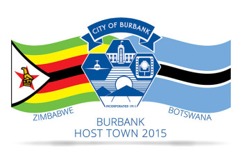 City of Burbank host city Special Olympics 2015 logo 