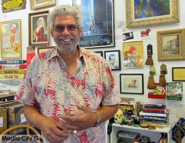 Photo: FLLewis / Media City G -- Merchant Ralph Persinger in his shop Burbank Antiques 3423 West Magnolia Blvd. Burbank August 22, 20115