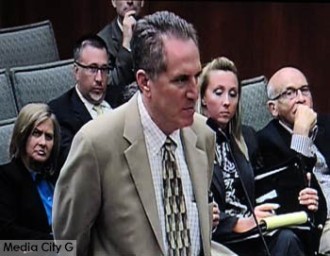 Photo: FLLewis / Media City G -- Michael Gennaco spoke before city council about oversight review of the Burbank Police Department July 21, 2015