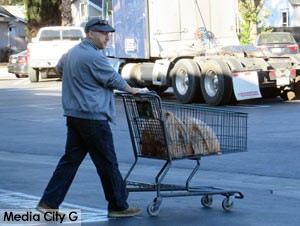 Photo: FLLewis / Media City G -- Shopper leaves Fresh & Easy 1615 West Verdugo Ave. Burbank on the last day of business November 13, 2015
