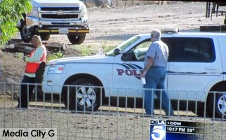 Photo: FLLewis / Media City G -- KTLA reported the discovery of a body in Burbank April 28, 2016
