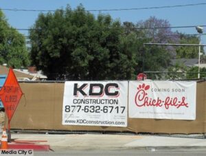 Photo: FLLewis /Media City G -- Site of new Chick-fil-A at 3113 West Olive Ave. Burbank June 11, 201