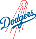 Dodgers logo with baseball
