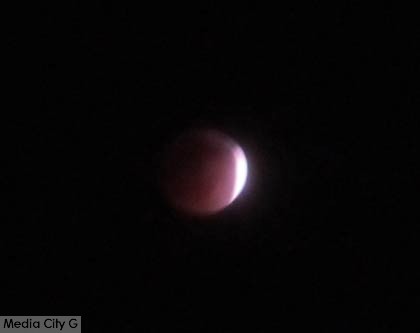 Blood Moon over Burbank, CA  April 14, 2014