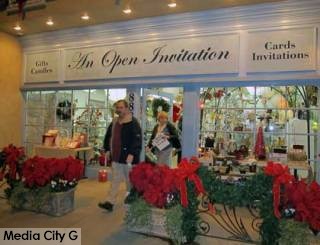 Photo: FLLewis / Media City G -- An Open Invitation 888 North Hollywood Way was decked out with colorful holiday decorations for Holiday in the Park November 21, 2014