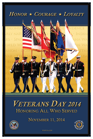 Veterans Day 2014 poster
