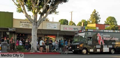 Photo: FLLewis / Media City G -- Cousins Main Lobster truck most popular at Ladies & Gents Night Out in Burbank July 31, 2015
