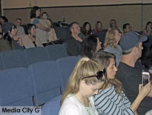 Photo: FLLewis / Media City G -- Audience at community meeting inside the Worshipwalk Church in Magnolia Park Burbank February 17, 2016