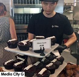 Photo: Gwenna Hunter/ Freelancer / Media City G -- Chocolate vegan cupcakes at by Chloe. in Silver Lake May 31, 2016
